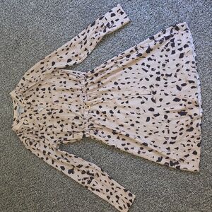 H&M Womens Dress in Nude and Black